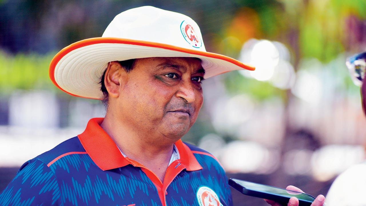 Baroda coach Mukund Parmar