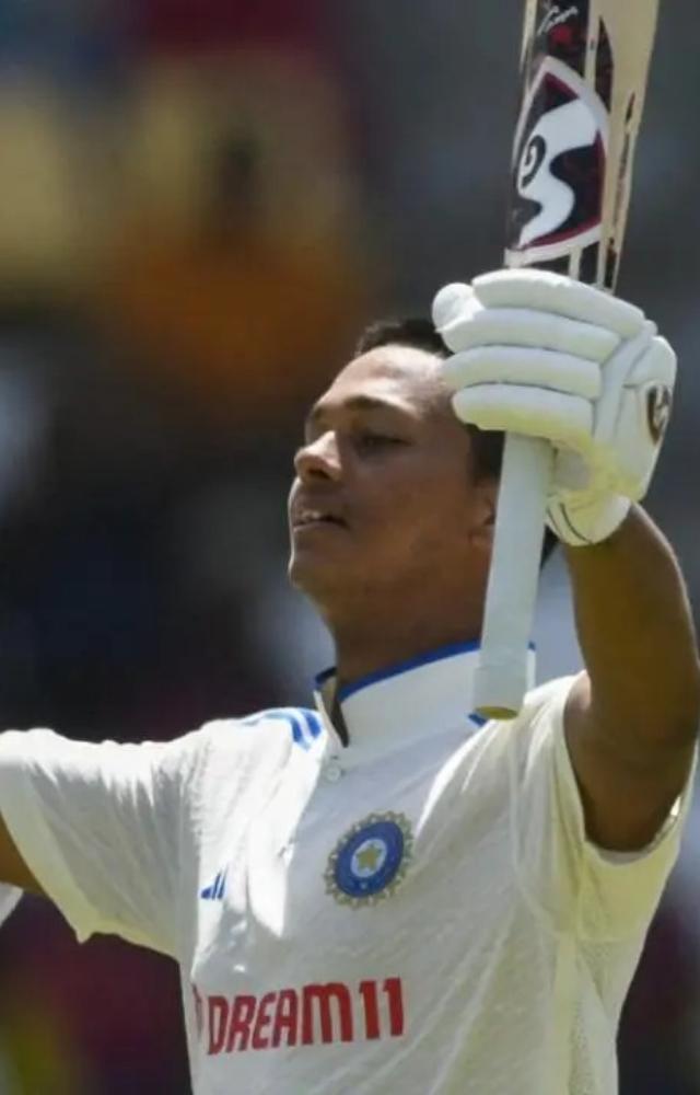 On day two he completed his double century against England. His innings came to an end with 19 fours and 7 sixes