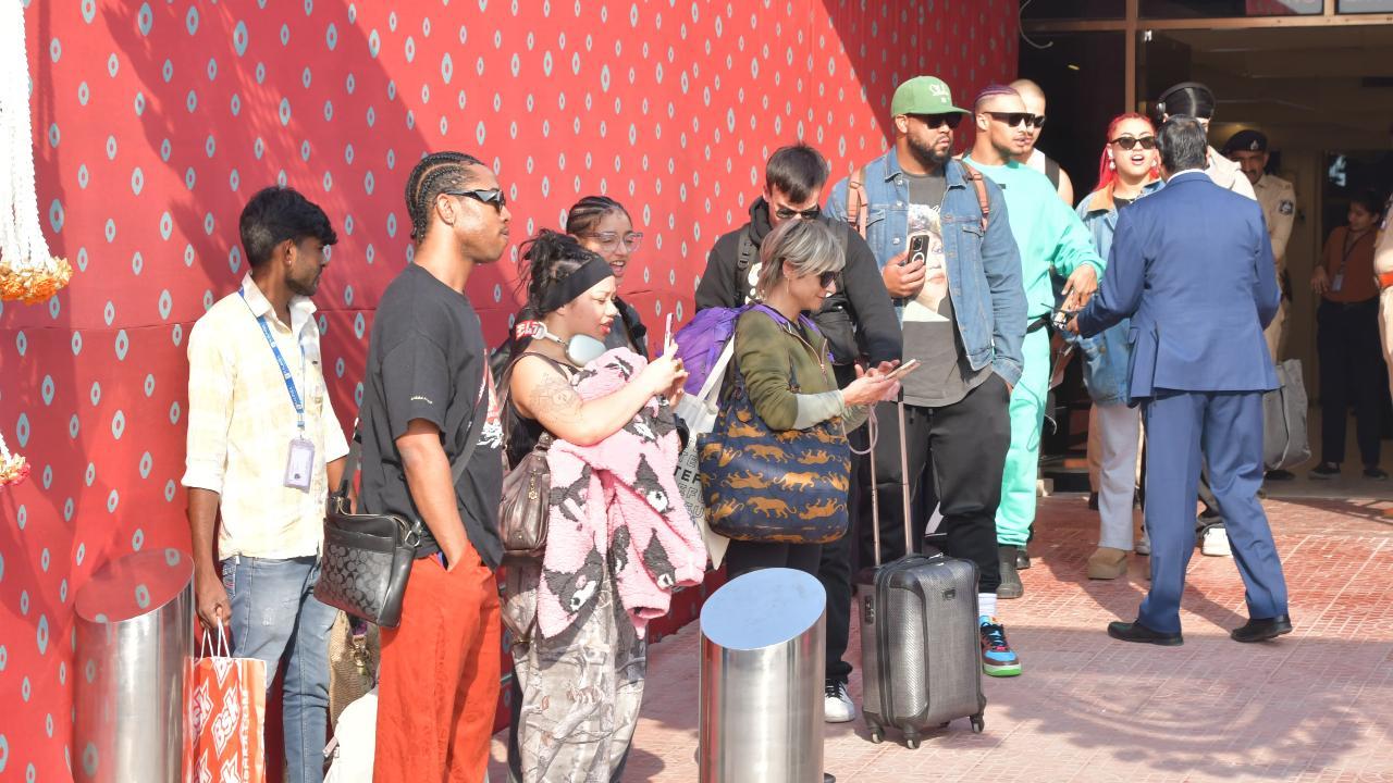 IN PHOTOS: Rihanna's crew arrives for pre-wedding celebration at Jamnagar