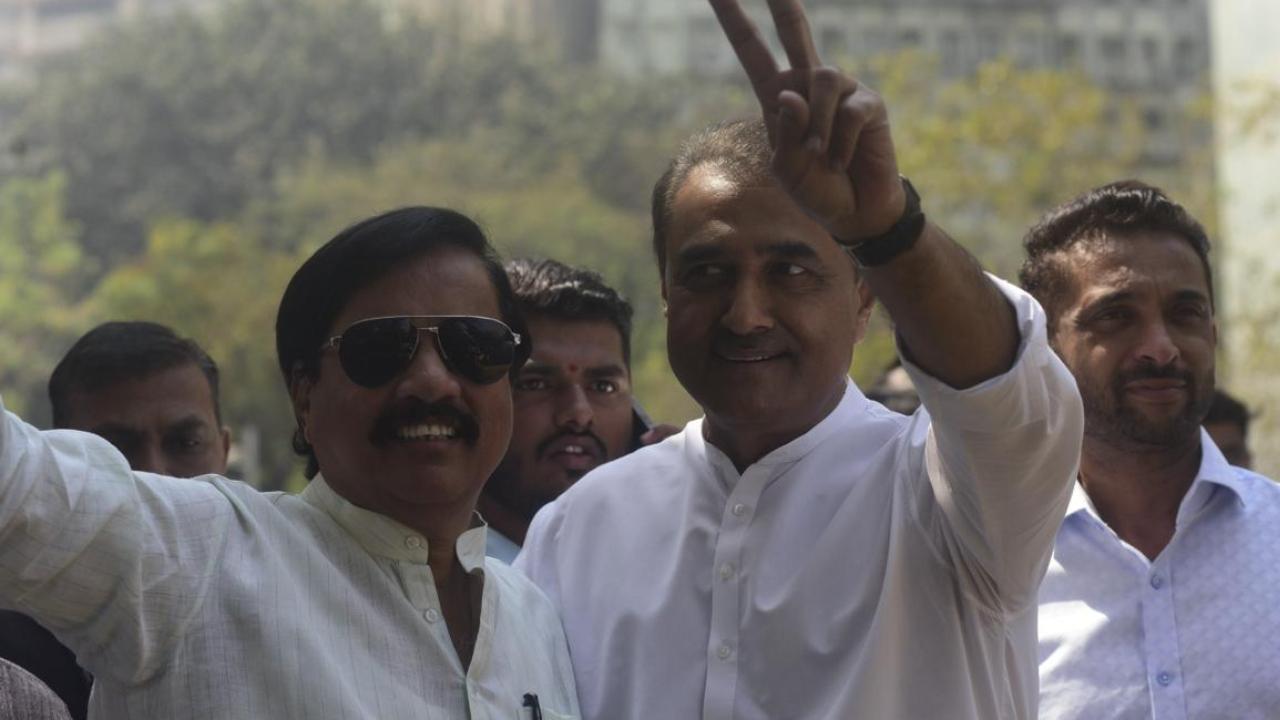 On Thursday, NCP's Ajit Pawar faction leader Prafful Patel also filed in nomination. Patel was accompanied by Maharashtra Deputy Chief Minister Ajit Pawar and other NCP leaders