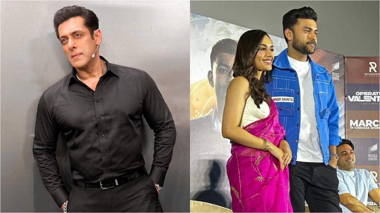 Salman Khan launches ‘Operation Valentine’ Hindi trailer starring Varun Tej and Manushi Chhillar - watch video 
