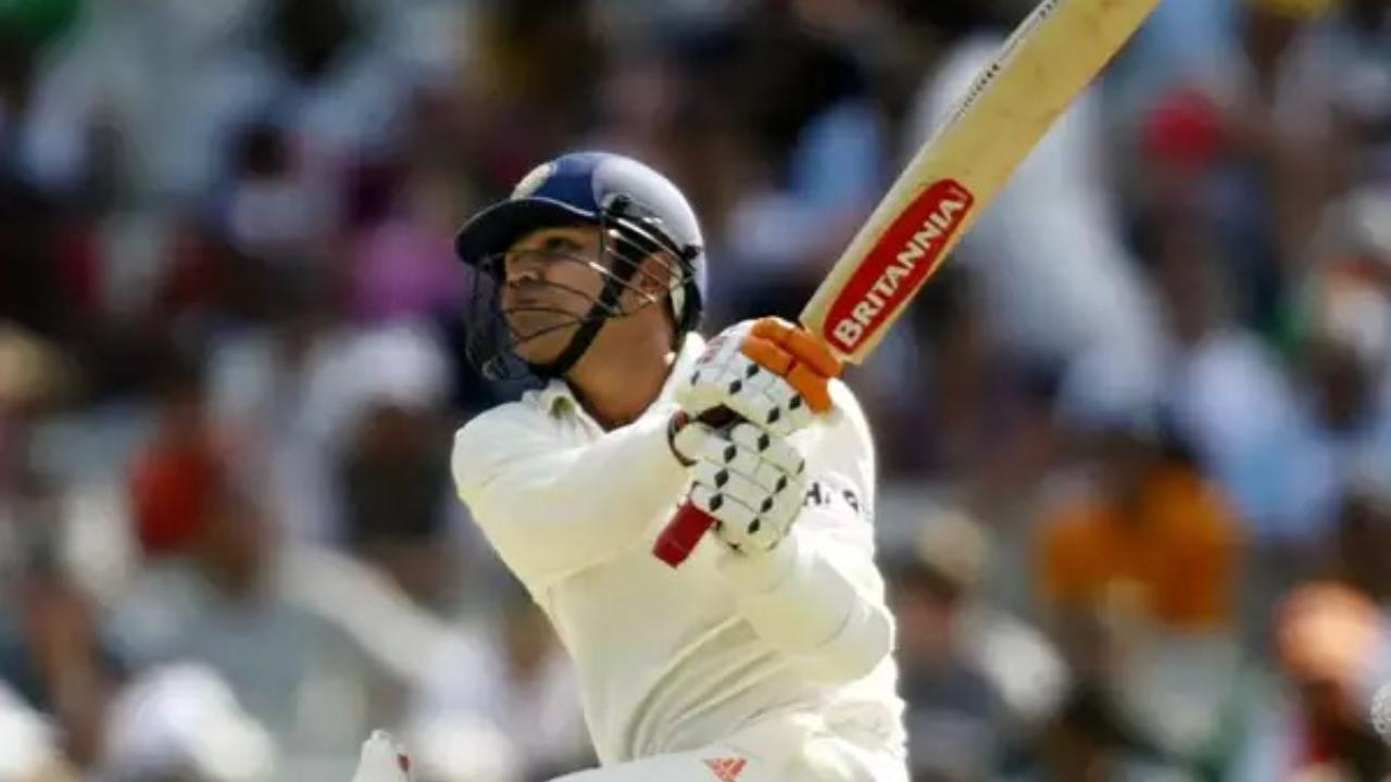 Virender Sehwag
Star Indian opening batsman Virender Sehwag is another player on the list. Playing his first test, Sehwag batted in the middle-order. He scored 105 runs against South Africans in 173 balls including 19 fours