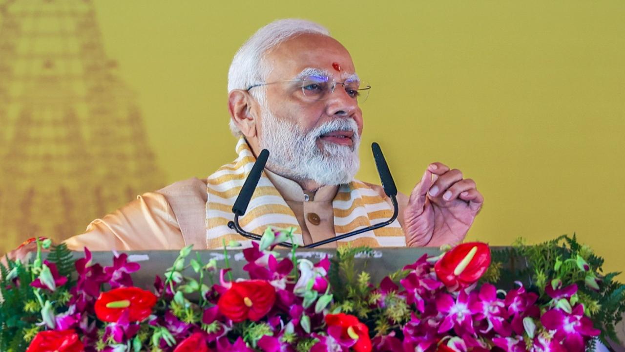 Modi reiterated his call for 'Ram Rashtra' saying that a new journey is beginning for India for the next thousand years adding that Kalki will determine the course