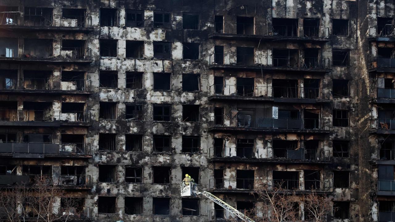 In pics: 4 dead, many missing as deadly fire engulfs apartment building in Spain