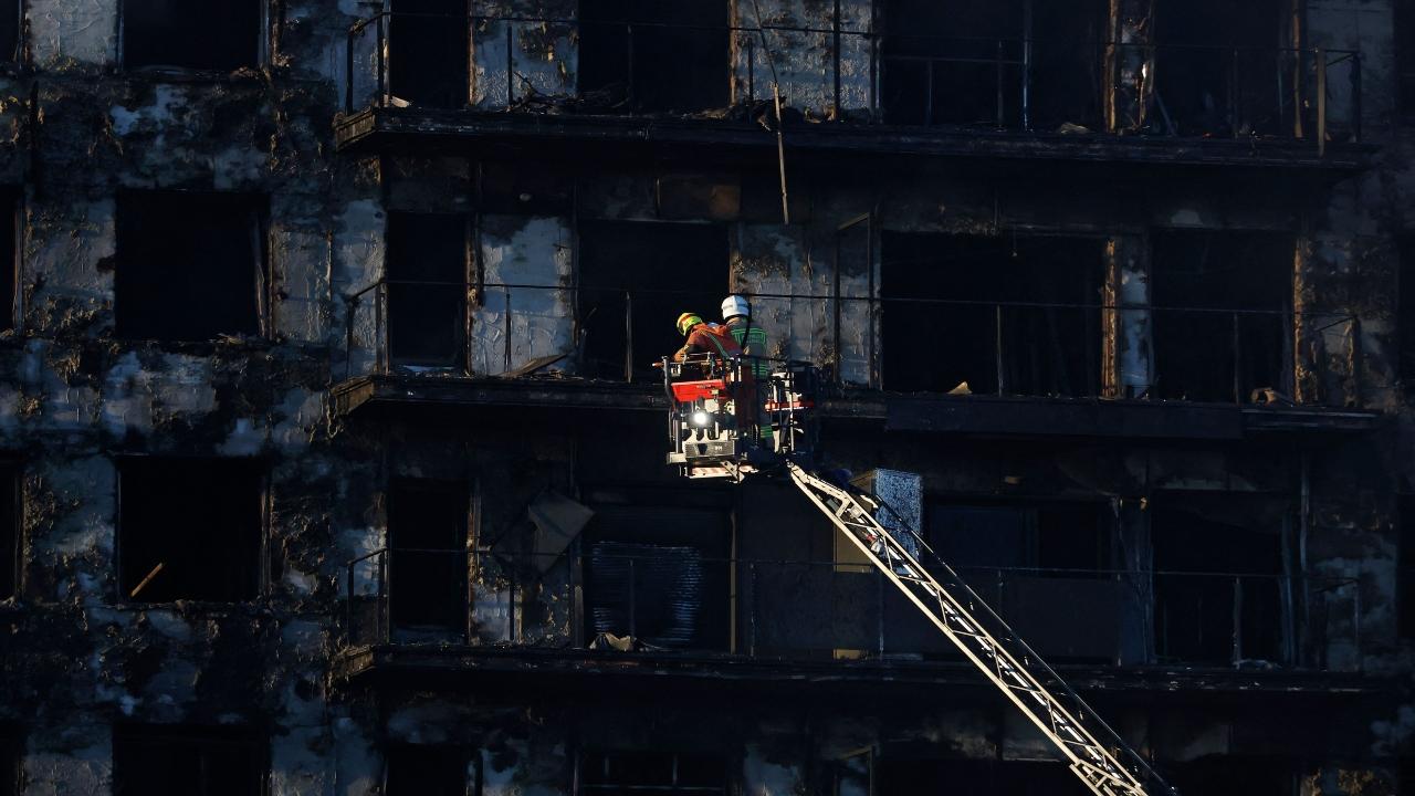 Valencia Mayor Maria Jose Catala said that both the danger of the 14-story building collapsing and the continuing intense heat from the fire were preventing emergency workers from getting in to search for possible survivors