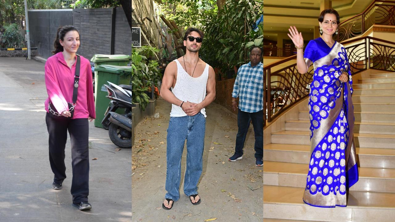 Spotted in the city: Kangana Ranaut, Soha Ali Khan, Tiger Shroff and others