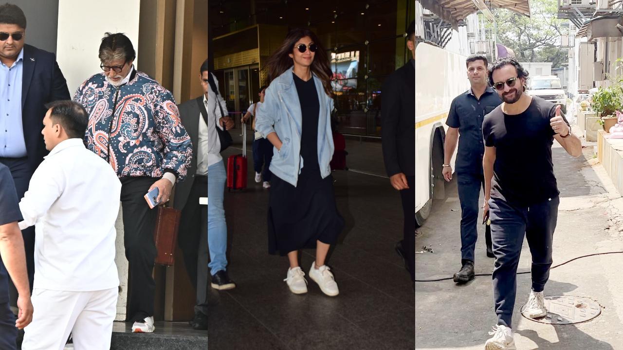 Spotted in the city: Amitabh Bachchan, Shilpa Shetty, Saif Ali Khan and others