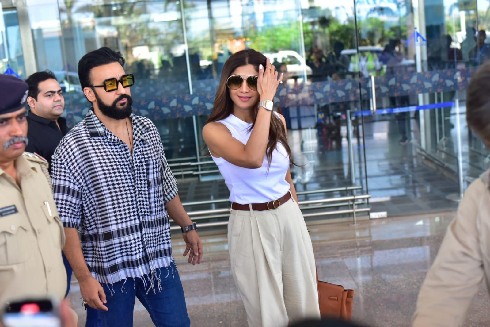 Shilpa Shetty and Raj Kundra, who are reportedly going to perform at the wedding, has reached Goa