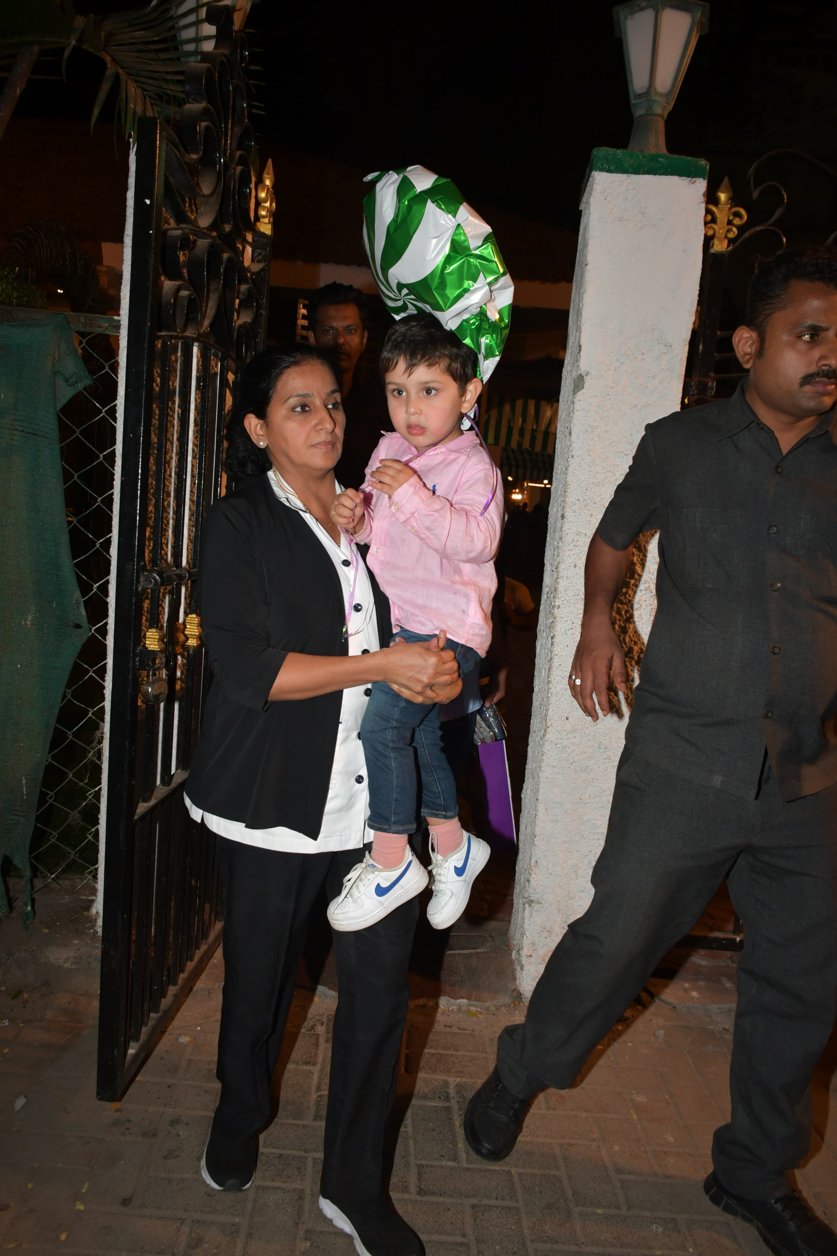 Not to be left out, Jehangir Ali Khan, Kareena Kapoor's youngest son also arrived at the birthday party