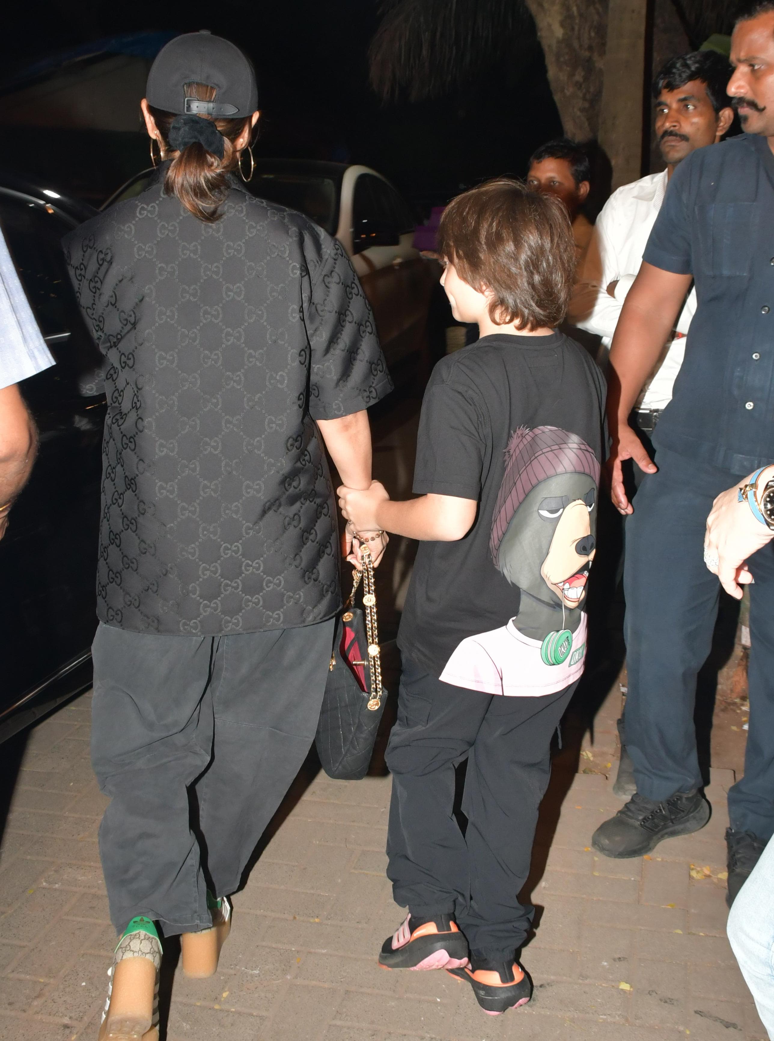 Gauri brought along her youngest son AbRam to celebrate Yash and Roohi's birthday