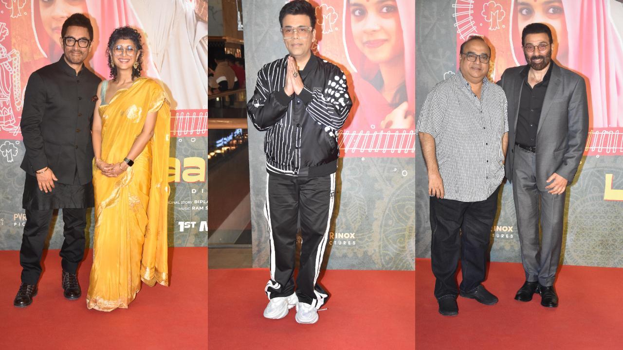 Aamir Khan to Kajol, actors attend screening of Laapataa Ladies