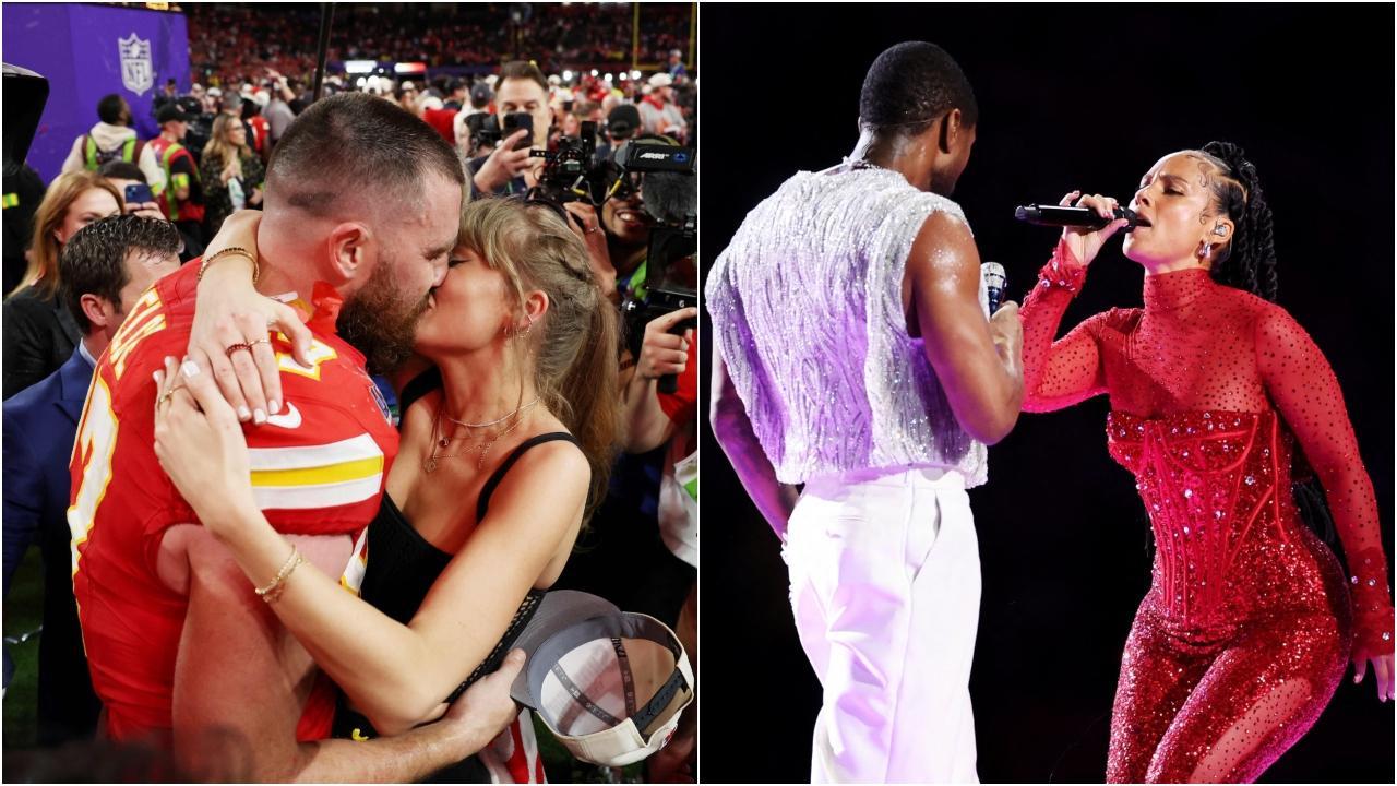 Super Bowl 2024: Taylor Swift cheers for BF, Usher performs at halftime