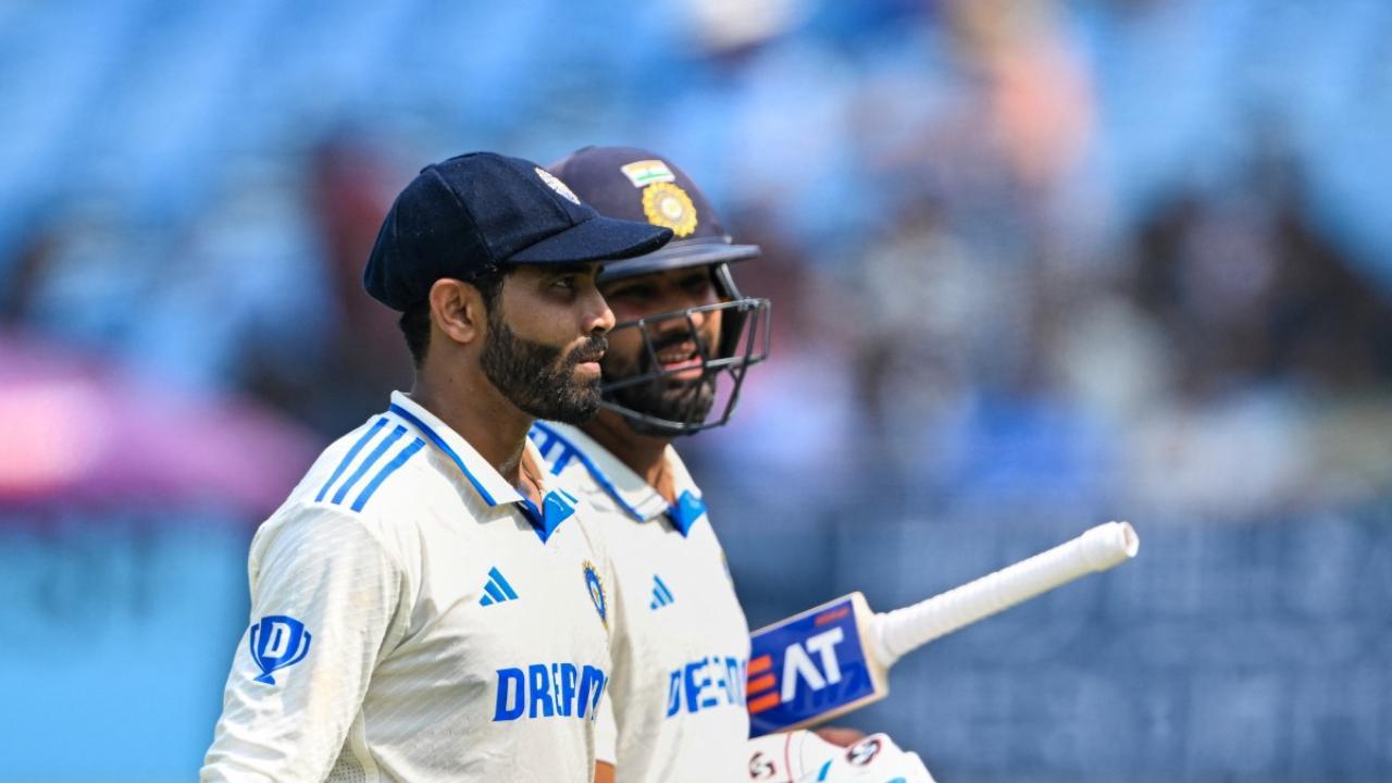 IND vs ENG 3rd Test: Rohit inches closer to century, Jadeja hits fifty at tea