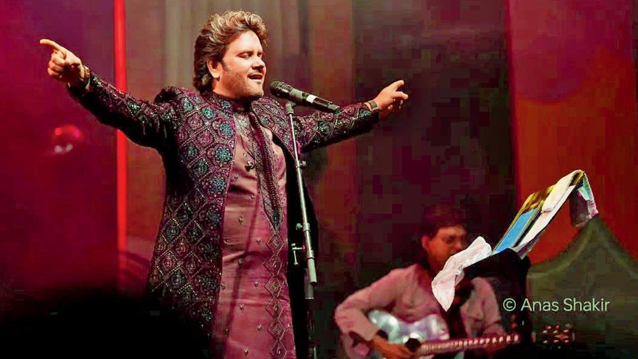 Javed Ali in performance. Pics Courtesy/Instagram