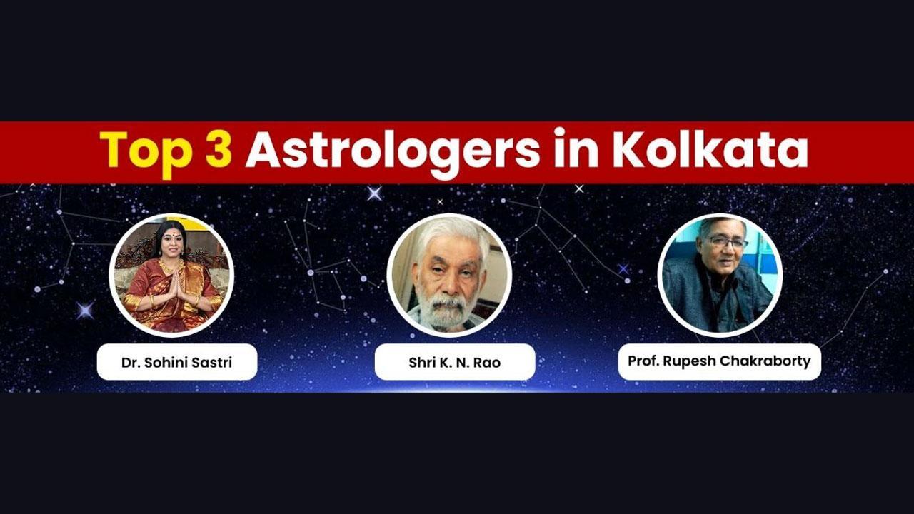Who are the top 3 astrologers in Kolkata?