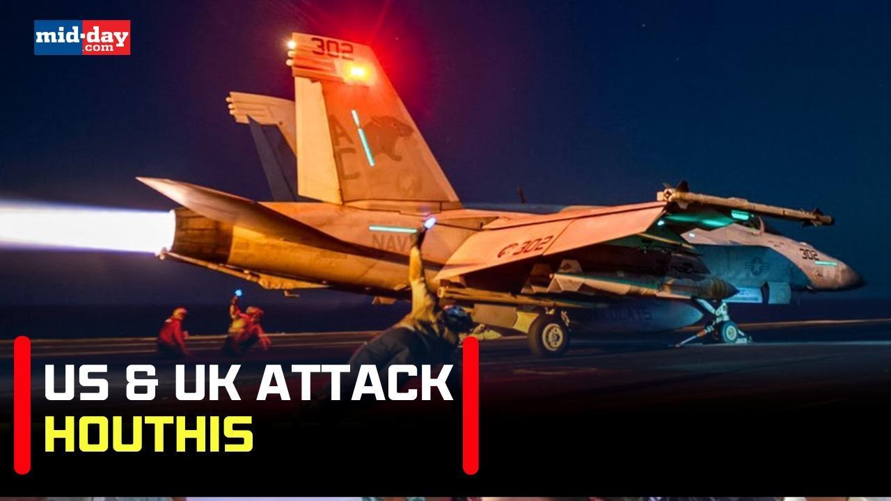 Houthi Attack: Houthis get attacked by US and UK Armed Forces