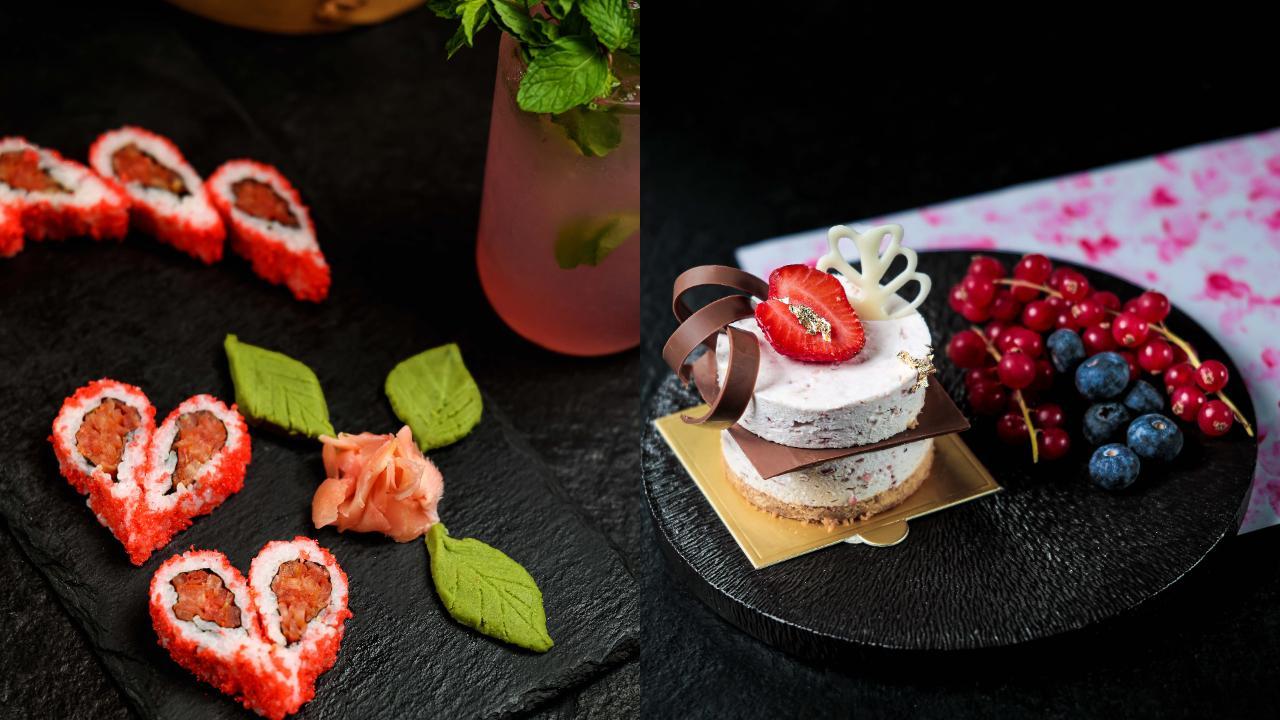 Heart sushi to almond kesar phirni: Craft the perfect Valentine's Day feast for your loved one