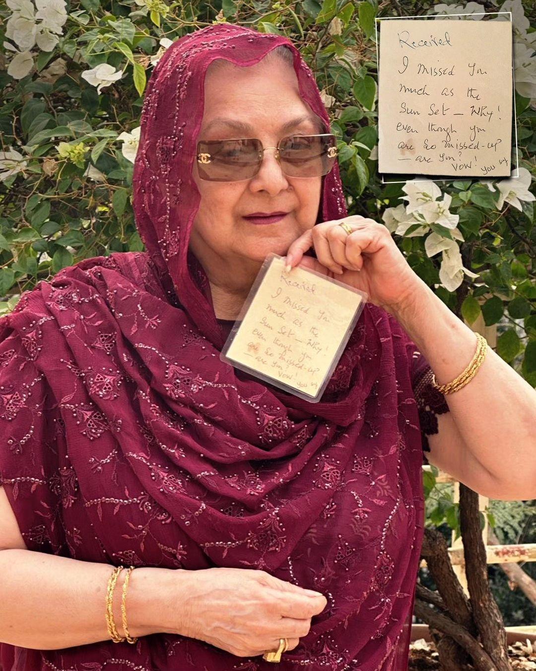 Saira Banu reminisced about her great love 'Dilip Sahib' and wrote a long and heartfelt note. She described the essence of their love and said, 