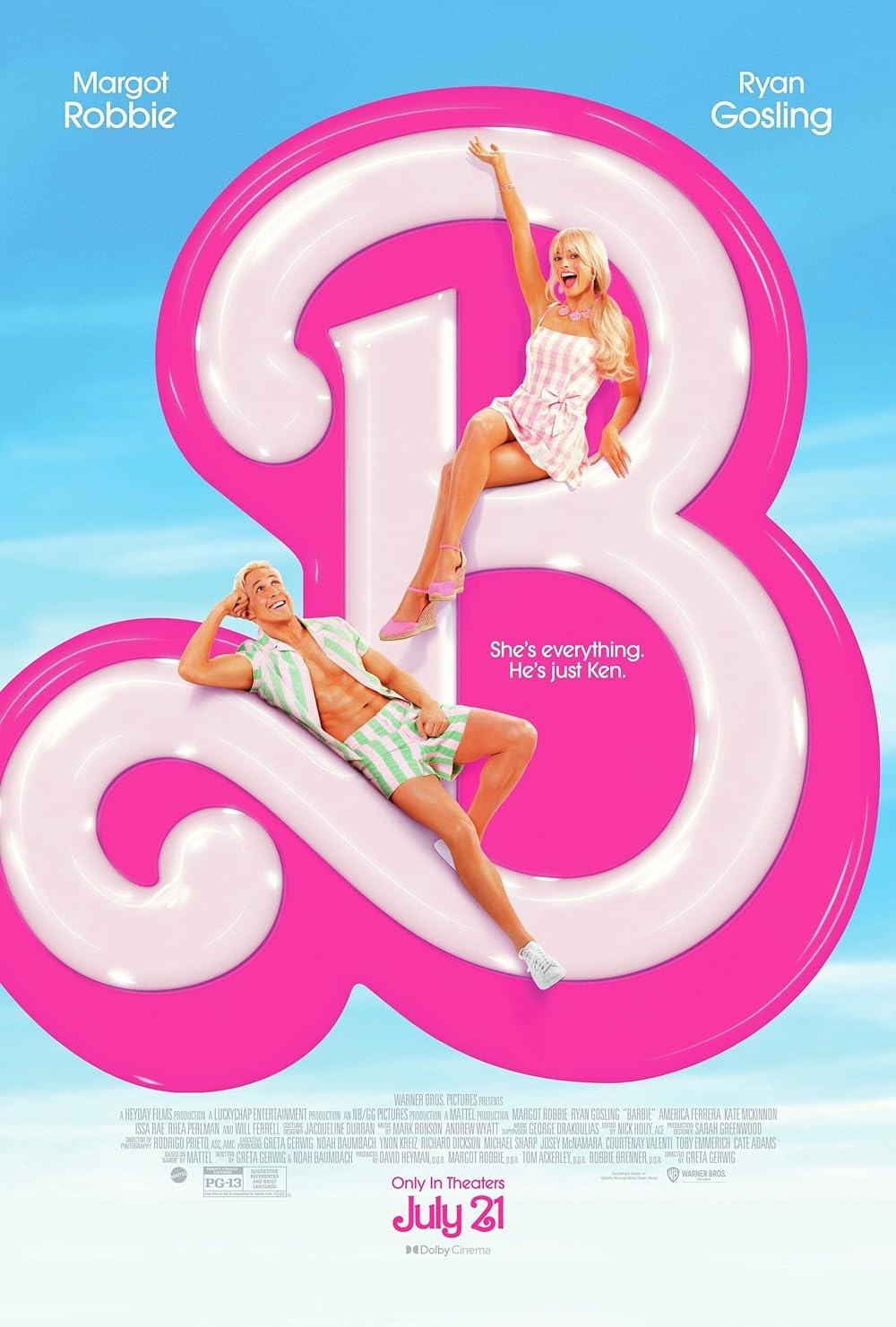 Greta Gerwig's 2023 blockbuster, 'Barbie,' is not just a tribute to the iconic doll but a refreshing take on her world. Starring Margot Robbie, Ryan Gosling, Issa Rae, Hari Nef, and others, the film follows Barbie's journey from her perfect plastic world to the messy real one, adding a unique twist to the classic character.