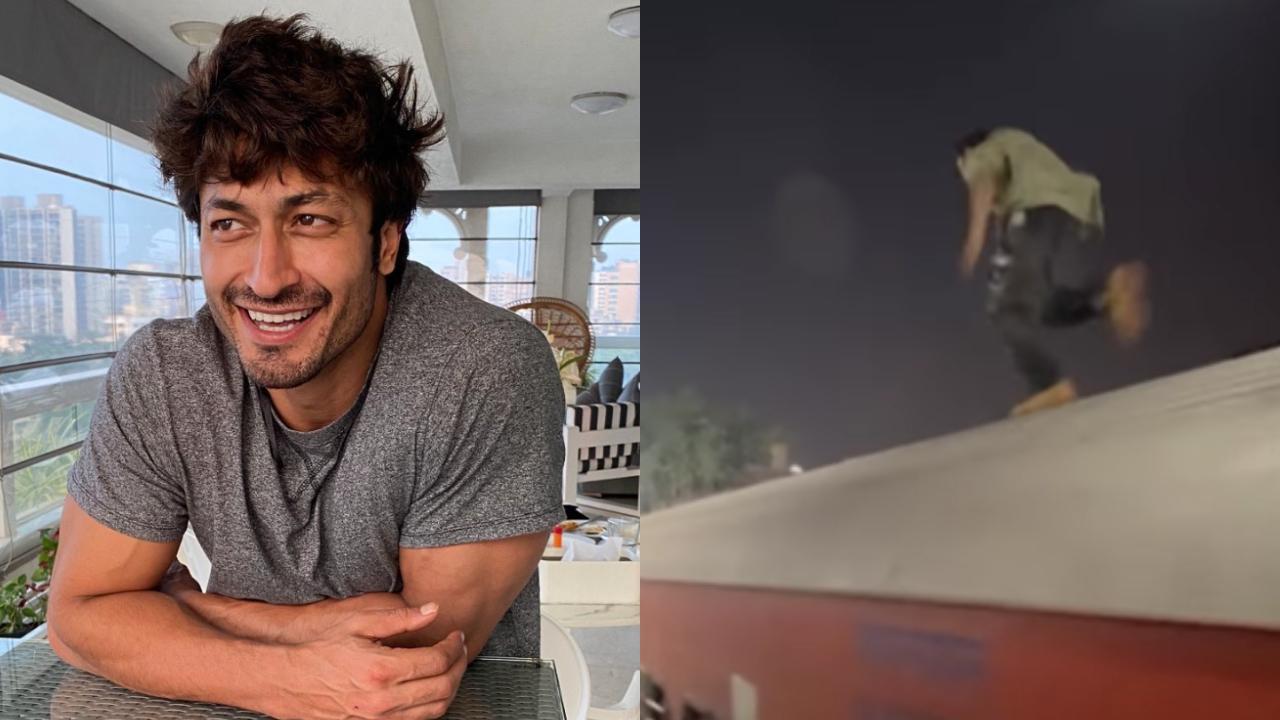 Vidyut Jammwal climbs atop a train; netizens say 'IRCTC fine on the way'