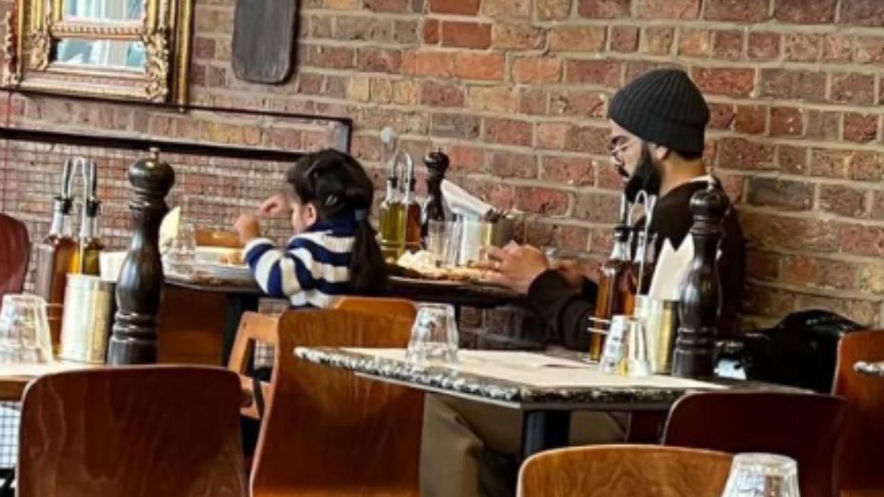 Virat Kohli was seen spending quality time with daughter Vamika in London