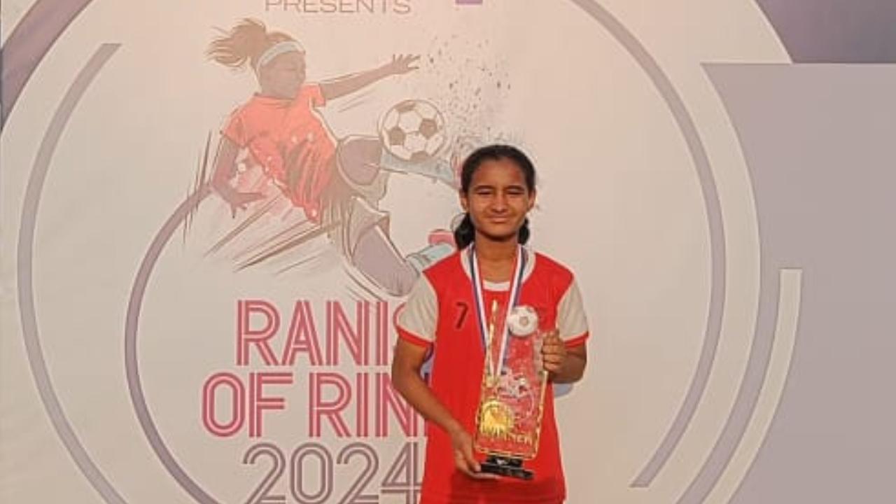 Radhika Vyas was the only goal scorer in the finals. 