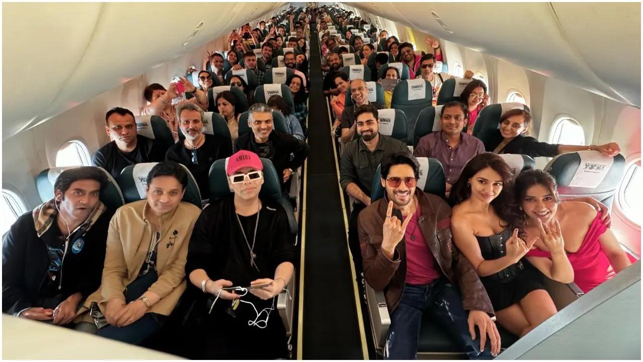 Sidharth Malhotra starrer Yodha becomes the first-ever film to have an in-flight trailer launch in the presence of the star cast and makers. Take a look at the trailer here