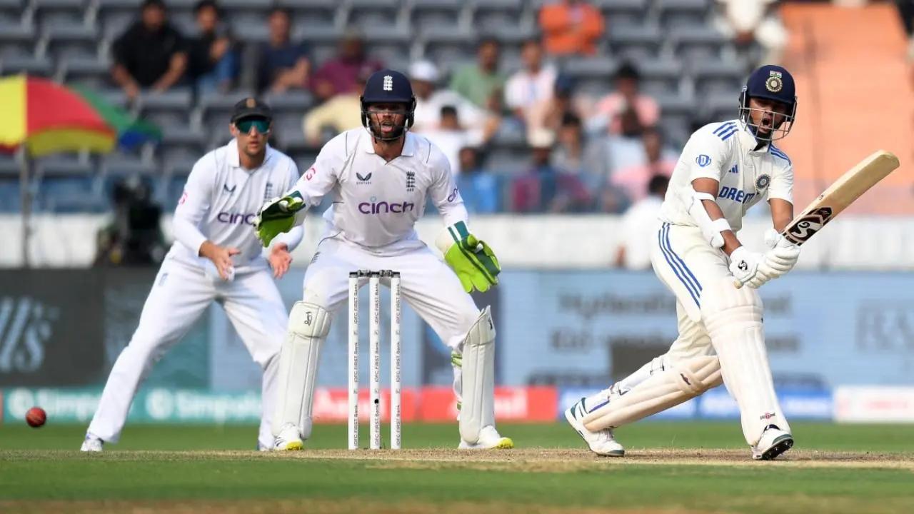 Yashasvi Jaiswal
Yashasvi Jaiswal scored 179 runs on the opening day of the second test match between India and England. Sweeping a six and four to English debutant Shoaib Bashir, the left-hander raised the bat and helmet celebrating his maiden double century in tests