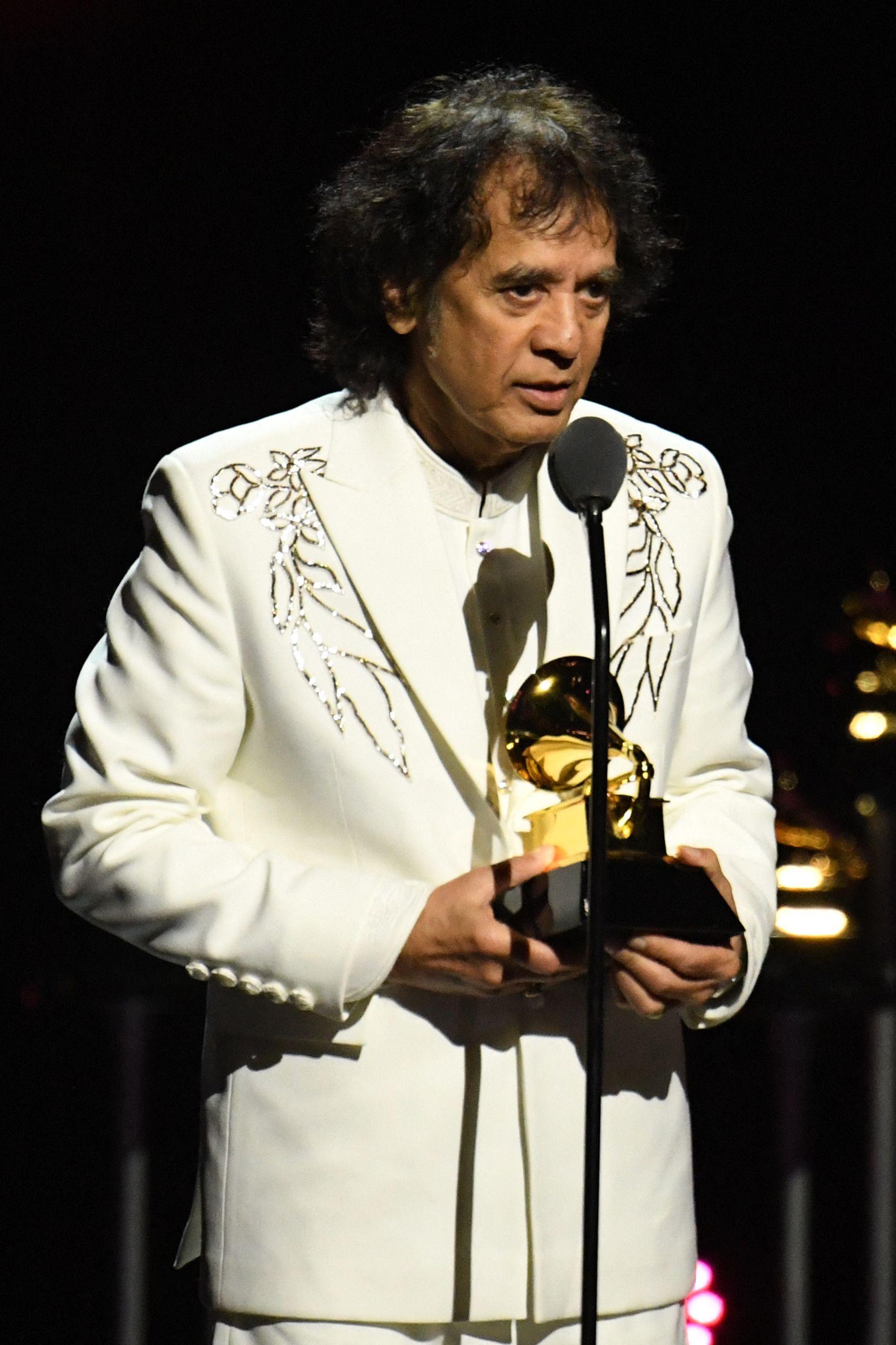 Besides his award for Shakti, Hussain won two other awards -- the best global music performance for 