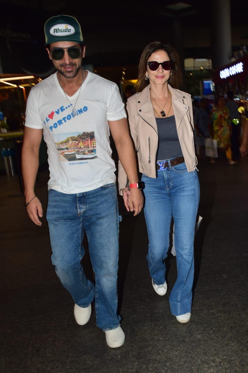 Arslan Goni and Sussane Khan have returned to the city