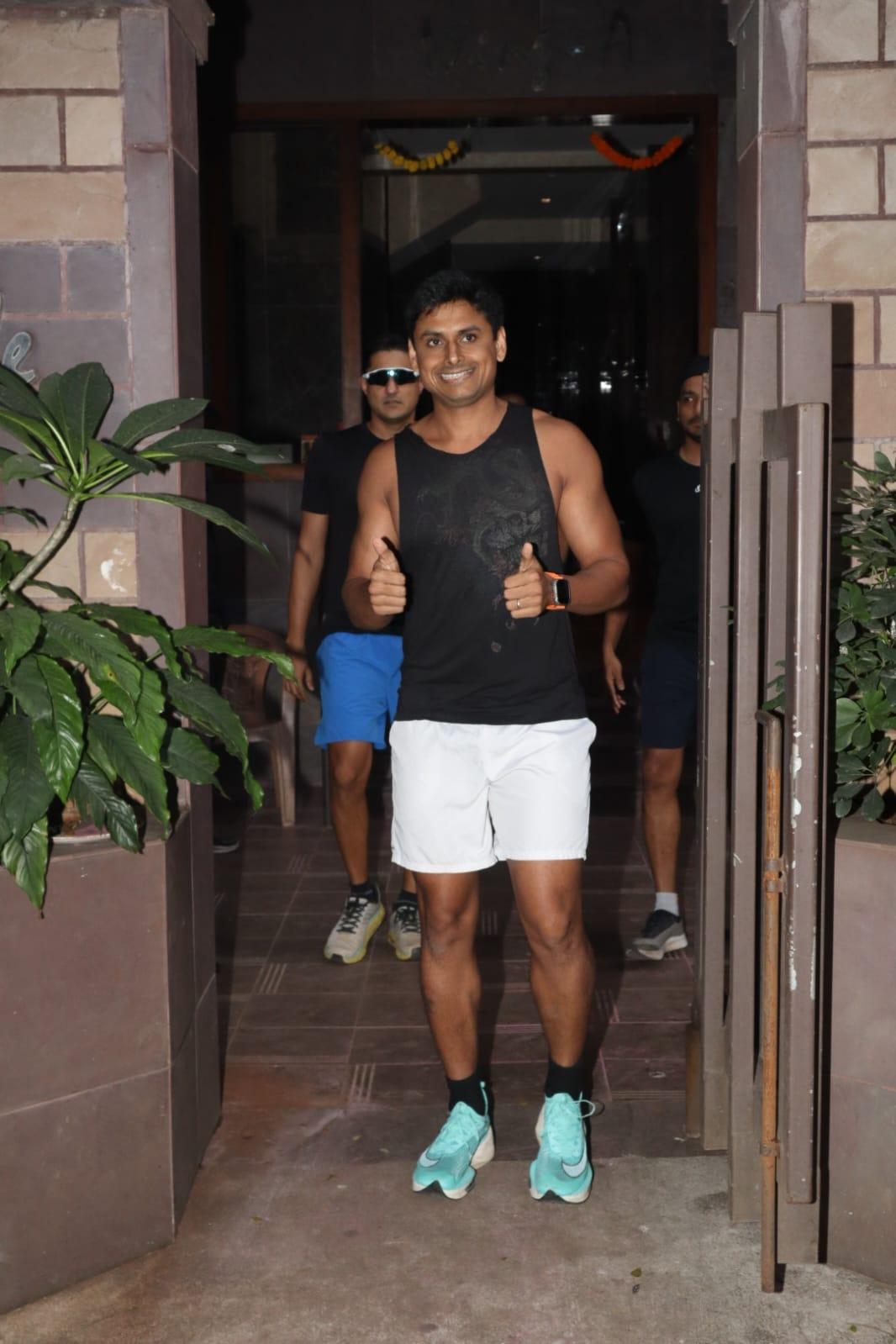 Earlier, Nupur Shikhare was snapped in comfy shorts and vest ahead of his wedding