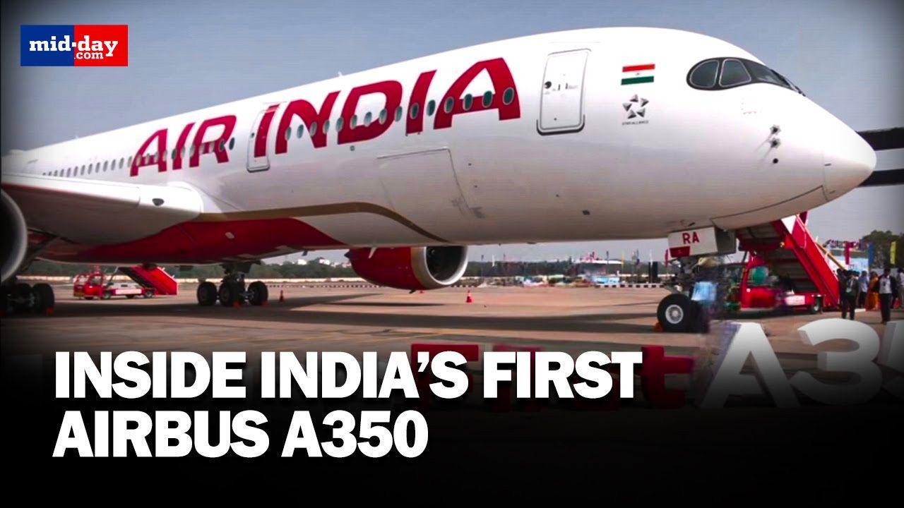 Inside India’s and Air India’s first Airbus A350 with luxurious seats