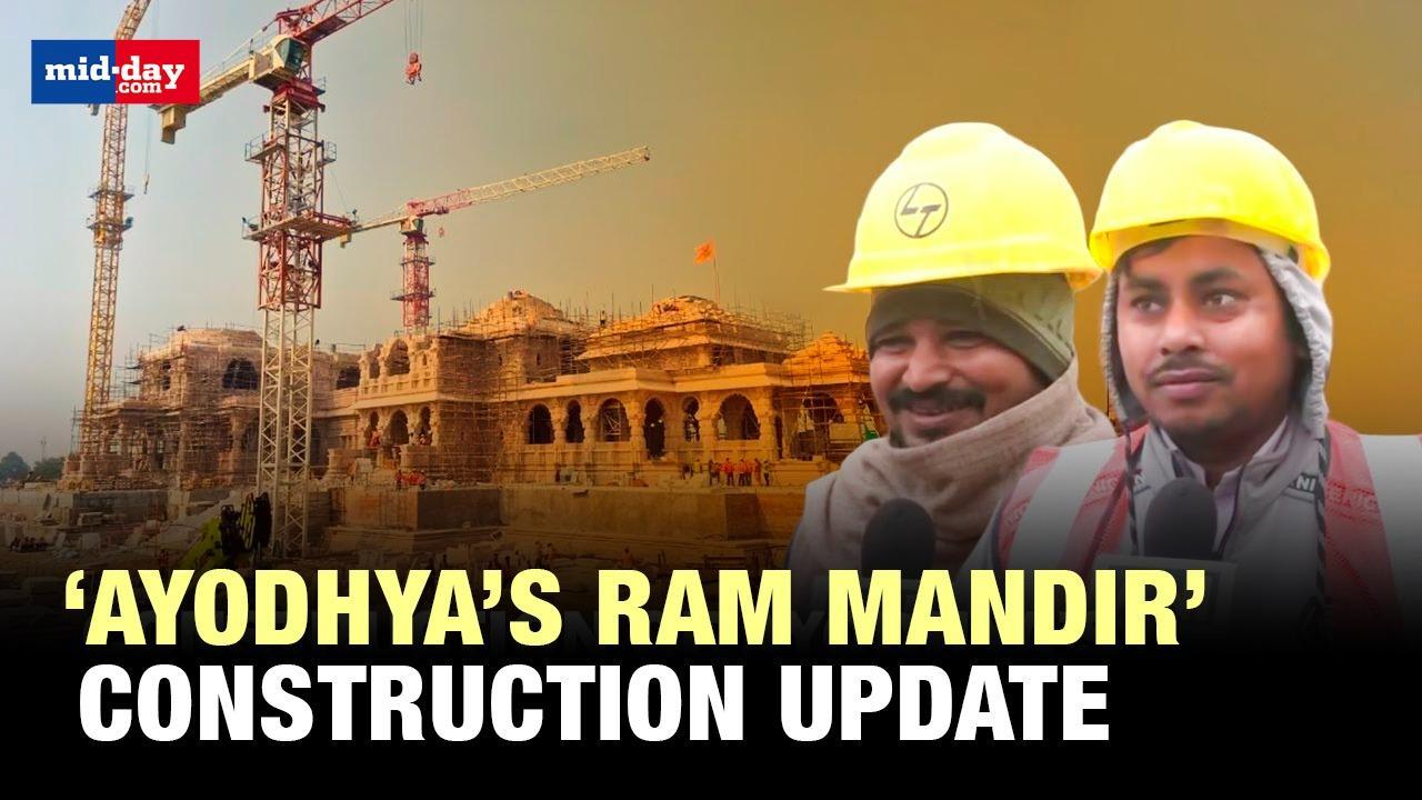Construction Work Of 'Ayodhya's Ram Mandir' In Full Swing As Consecration
