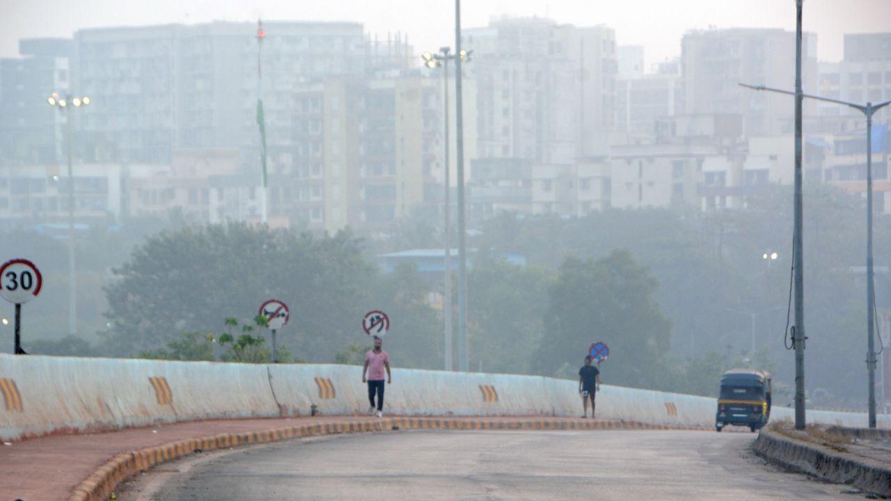 However, Shivaji Nagar and Chembur faced 'poor' air quality with AQI readings soaring to 222 and 263 respectively, indicating heightened pollution levels in these areas.