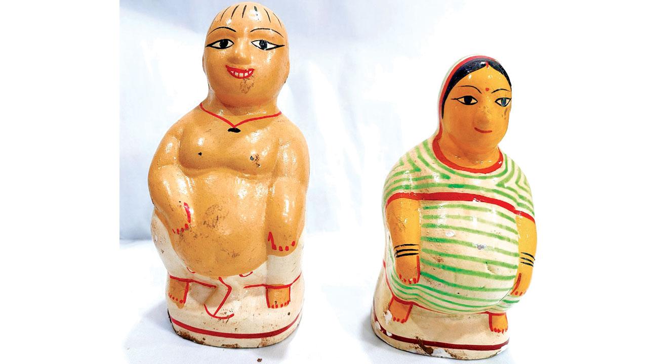 Ahlad-Ahladi Putul of the Joynagar Majilpur tradition
