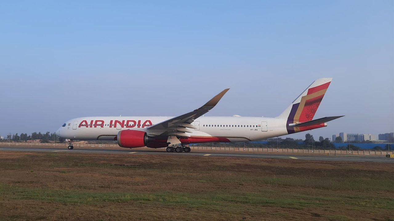 Air India plys nation's first Airbus A350 from Bengaluru's KIA to Mumbai