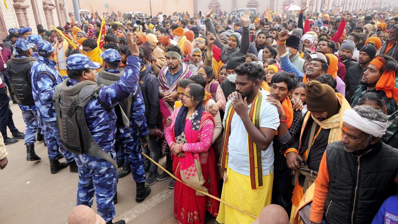 Devotees, who had come from across India, expressed that they felt elated since the dream that generations of their family saw had finally been realised. 