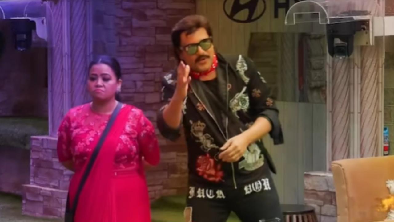 Krushna Abhishek and Bharti Singh came to kick-start the starry night. The two came and did some leg pulling further they asked some spicy questions to the housemates