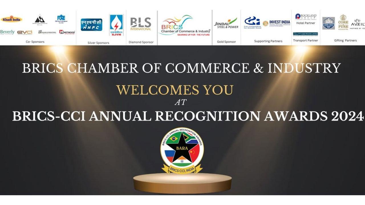 BRICS CCI Annual Recognition Awards 2024 to be hosted on 19th January 2024