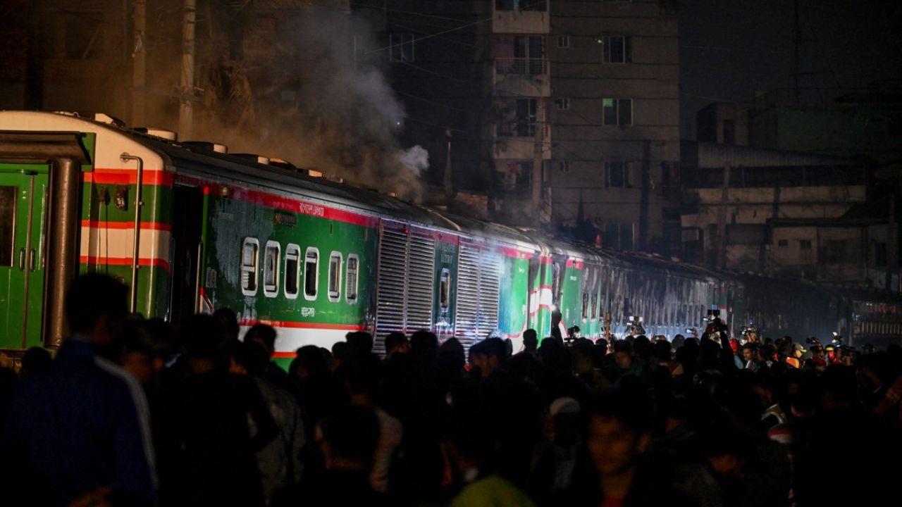 The train fire occurred during the BNP's boycott of what they deem a 