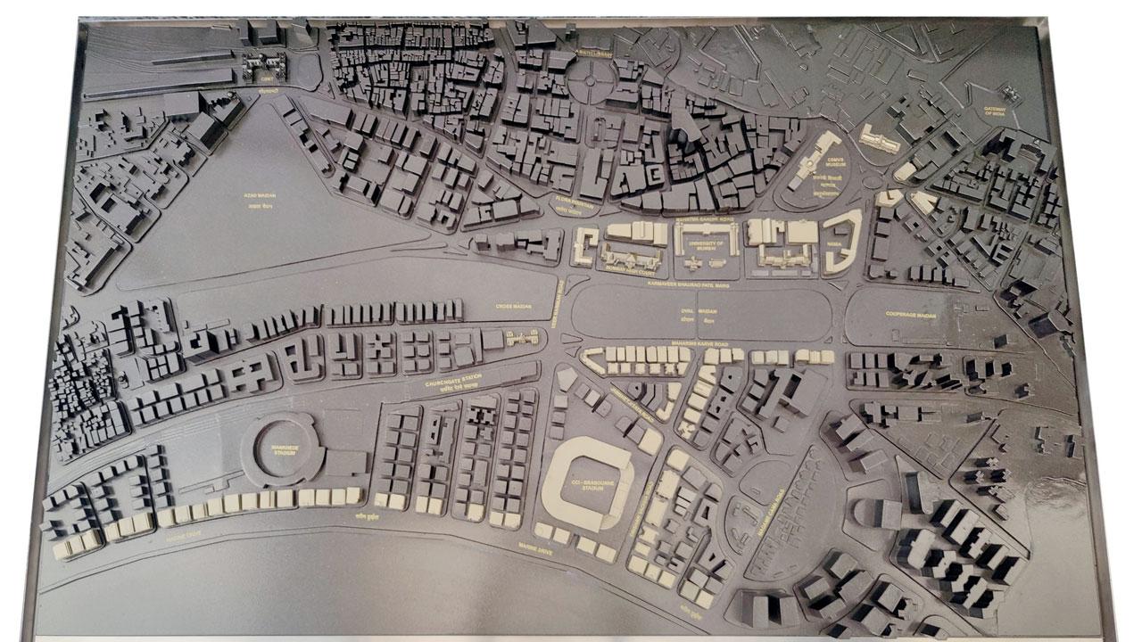 The model at CSMVS is 1.3m x 0.6m in size and 3D- printed with fused deposition modelling using thermoplastic filaments. It took four months to create the models on the software, eight months to print and finish, and two months to create the display box. Pic Courtesy/UDRI Archives