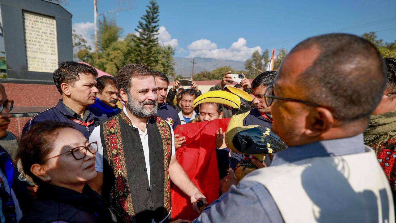 The second day of the Bharat Jodo Nyay Yatra led by Rahul Gandhi witnessed active engagement with the public in Sekmai, Imphal.