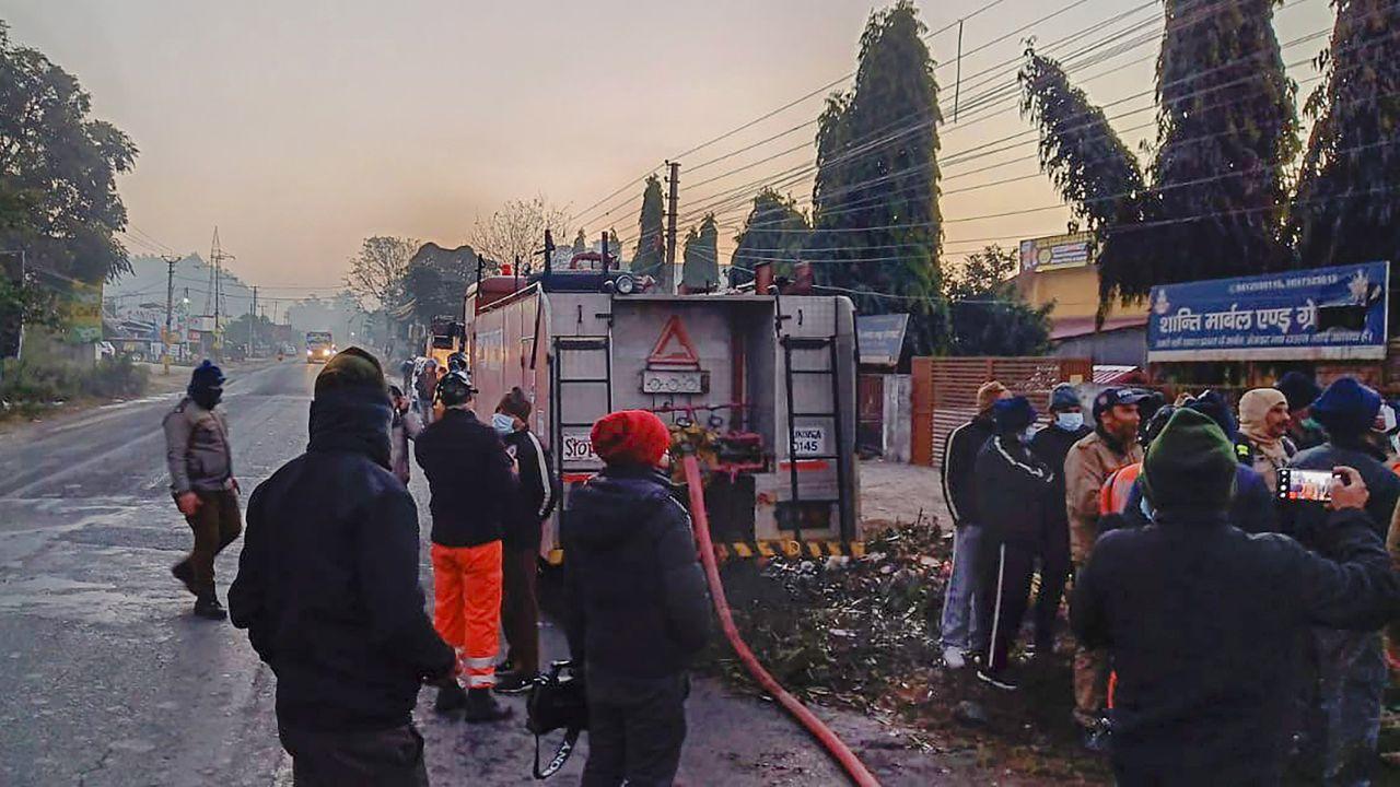 IN PHOTOS: Chlorine gas leak prompts evacuation in Dehradun's Jhanjra
