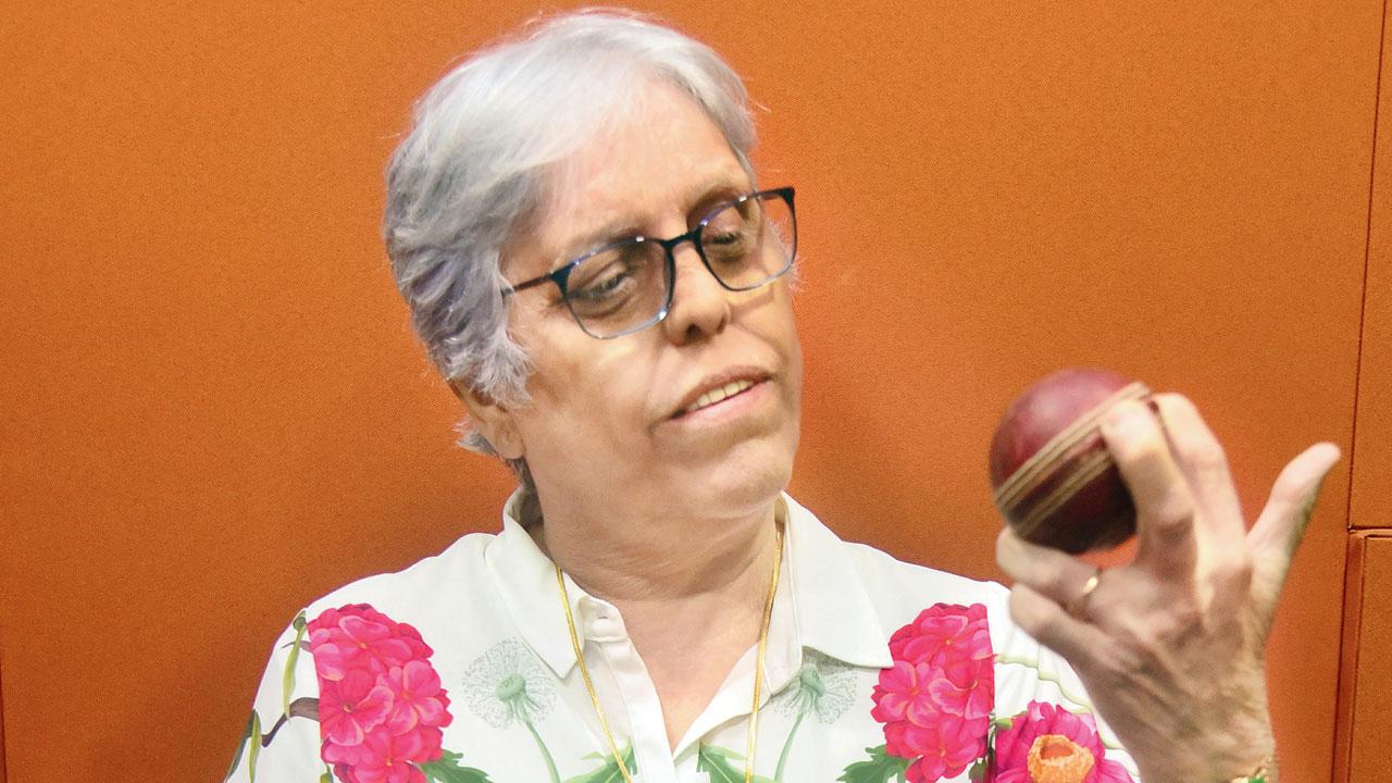 Diana Edulji, former India women’s team captain, during a podcast at the mid-day office last year. FILE PIC