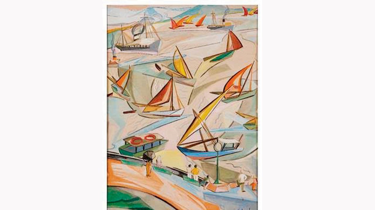 Sails in the Harbour by Jehangir Sabavala will be a part of A Room With A View 
