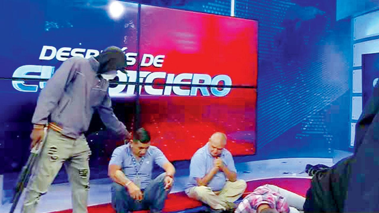 Gunmen storm Ecuadorian TV station during live broadcast