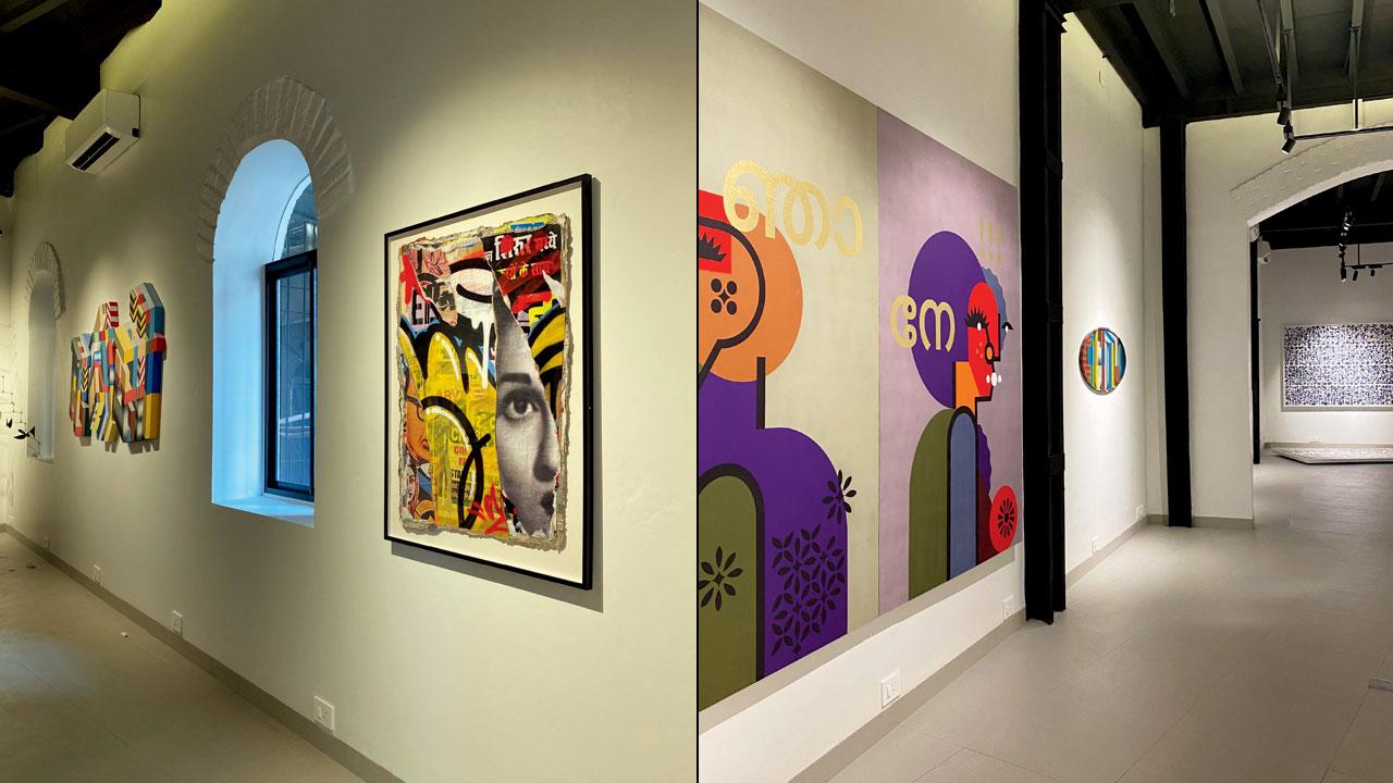 A view of the exhibition in the current gallery space
