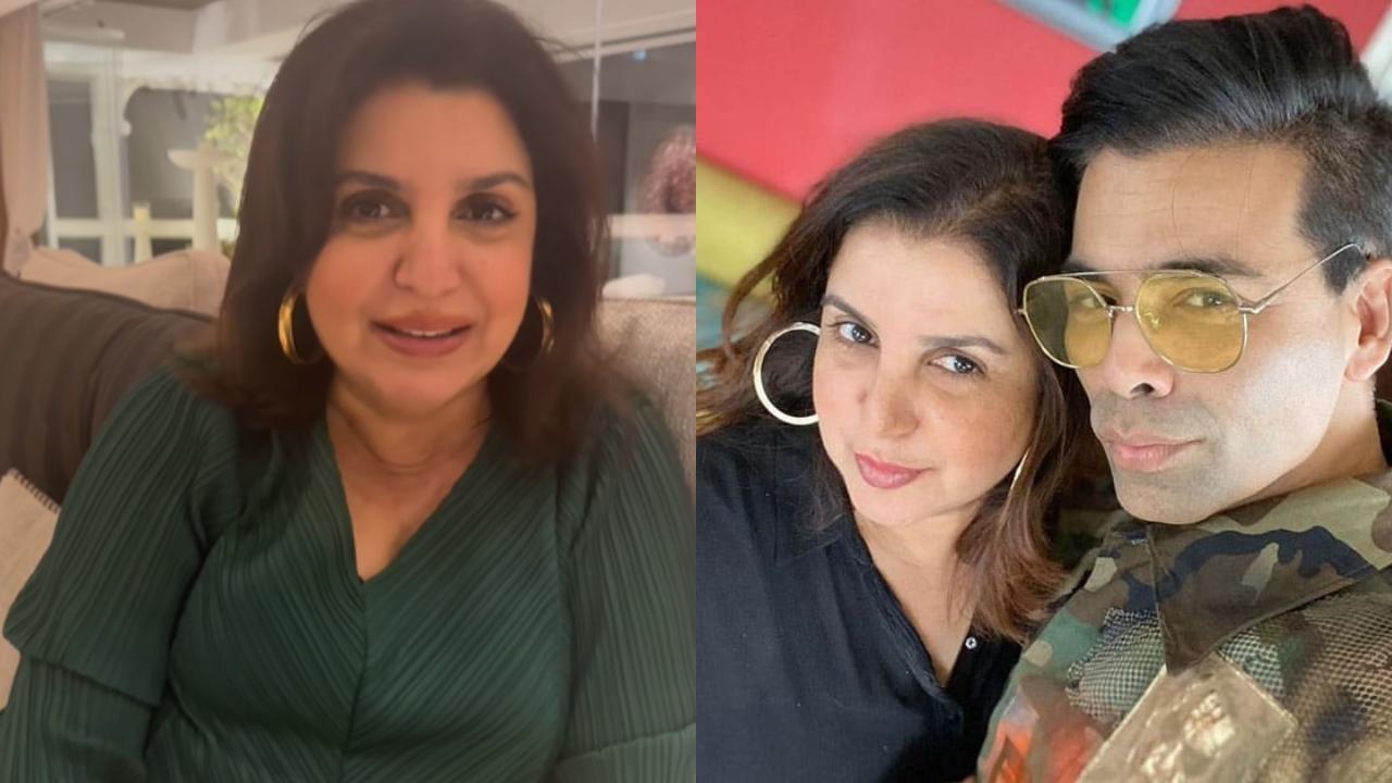 Karan Johar and Farah Khan`s hilarious banter takes center stage in this latest clip, see video