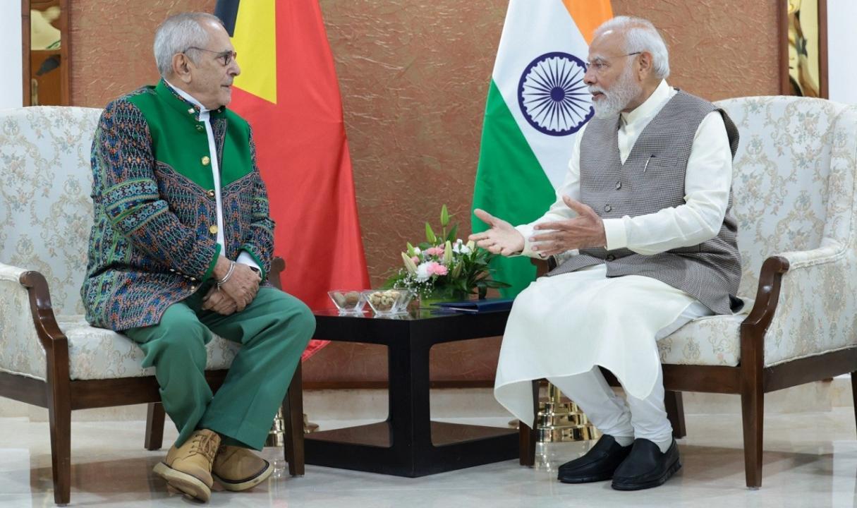 In Photos: PM Modi meets presidents of Timor-Leste, Mozambique and global CEOs