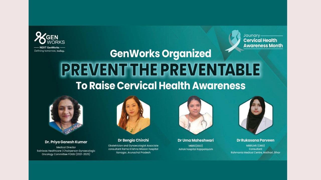 GenWorks Organized “Prevent the Preventable” For Raising Cervical Health Awareness